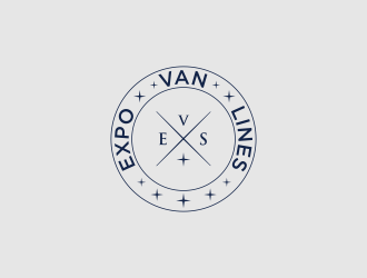 Expo Van Lines logo design by bomie