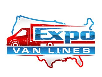 Expo Van Lines logo design by DreamLogoDesign