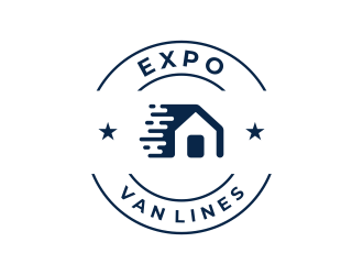 Expo Van Lines logo design by ngattboy