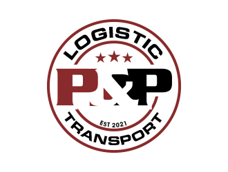 P&P Logistics and Transport logo design by MarkindDesign