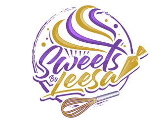 Sweets By Leesa logo design by DreamLogoDesign