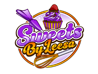 Sweets By Leesa logo design by DreamLogoDesign