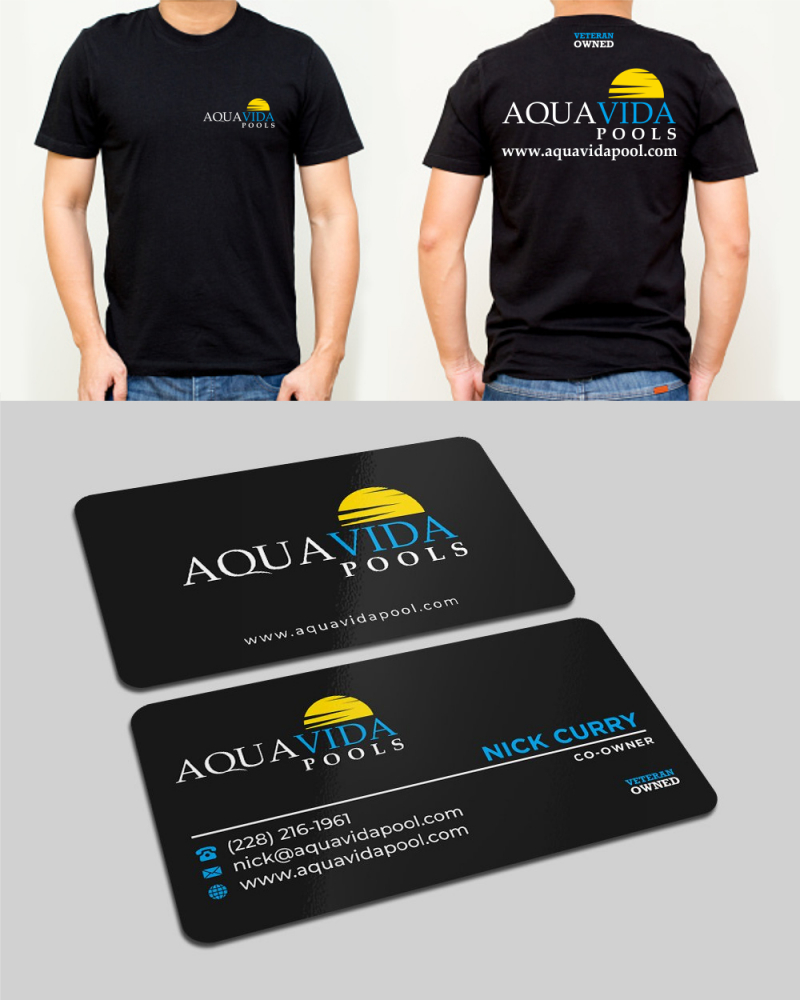 AquaVida Pools logo design by imagine