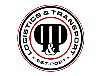 P&P Logistics and Transport logo design by aura