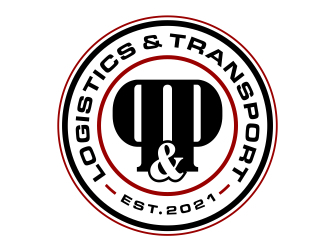 P&P Logistics and Transport logo design by aura