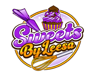 Sweets By Leesa logo design by DreamLogoDesign