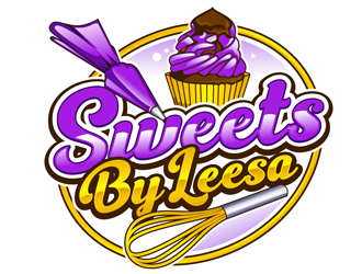 Sweets By Leesa logo design by DreamLogoDesign