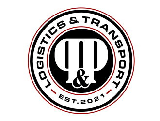 P&P Logistics and Transport logo design by aura