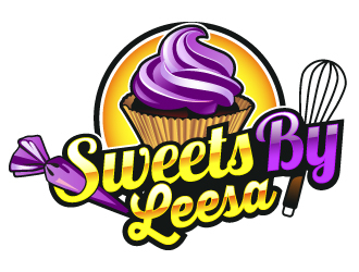 Sweets By Leesa logo design by LucidSketch