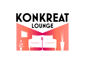 Konkreat Lounge logo design by done