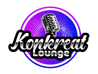 Konkreat Lounge logo design by czars