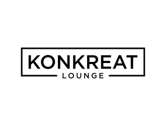 Konkreat Lounge logo design by p0peye