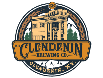 Clendenin Brewing Co. logo design by Suvendu