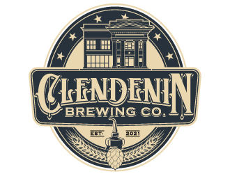 Clendenin Brewing Co. logo design by LogoQueen