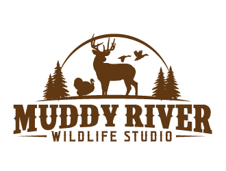 Muddy River Wildlife Studio logo design by jaize