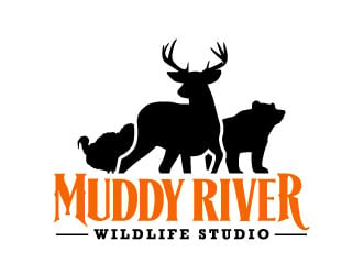 Muddy River Wildlife Studio logo design by daywalker