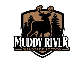 Muddy River Wildlife Studio logo design by daywalker