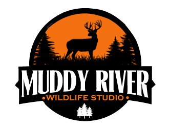 Muddy River Wildlife Studio logo design by ElonStark
