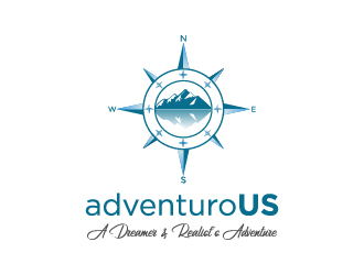 adventuroUS logo design by twomindz