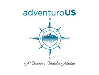 adventuroUS logo design by twomindz