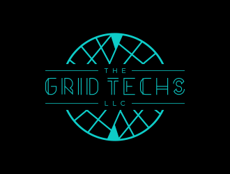 The Grid Techs LLC logo design by ageseulopi