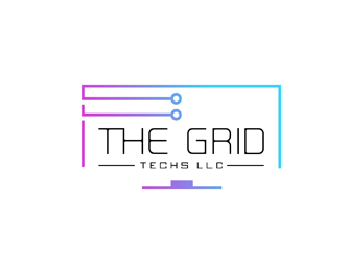 The Grid Techs LLC logo design by numbawan