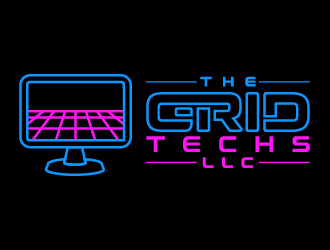 The Grid Techs LLC logo design by sakarep