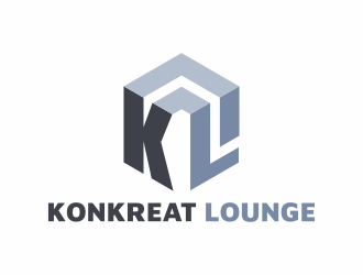 Konkreat Lounge logo design by veter