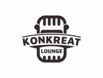 Konkreat Lounge logo design by veter