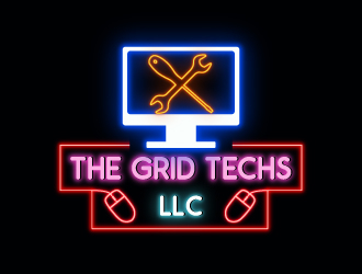 The Grid Techs LLC logo design by Suvendu