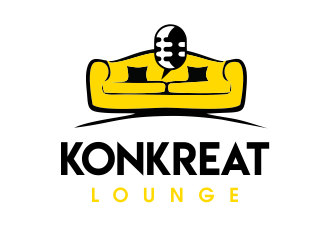 Konkreat Lounge logo design by JessicaLopes