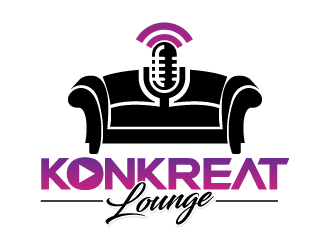 Konkreat Lounge logo design by jaize