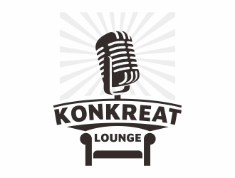 Konkreat Lounge logo design by veter