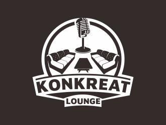 Konkreat Lounge logo design by veter